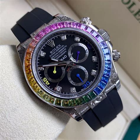 mad rainbow rolex|mad paris x rolex colors.